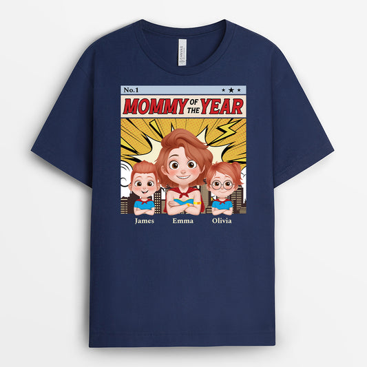 4899AUS2 custom gifts for dad dad of the year t shirt 4899A3GTB