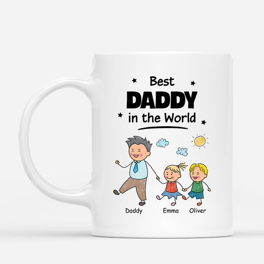 4904MUS1 personalized dad gifts best daddy in the world coffee mug 4904M5M8B