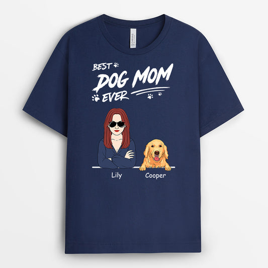 4906AUS2 personalized dog lover gift our best dog dad ever t shirt 4906A3Q8C