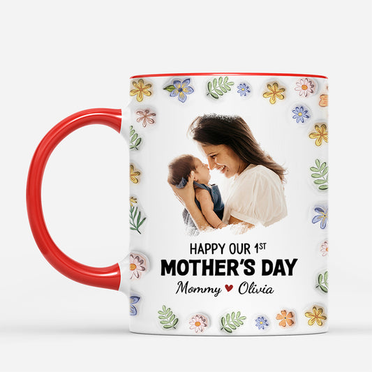 4908MUS2 3d printing effectcustom first fathers day gifts custom photo mug 4908M5Q5B