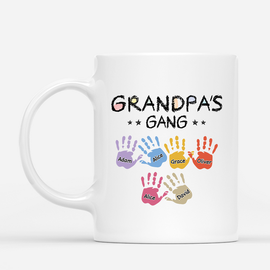 4914MUS1 custom grandpa gifts grandpas gang mug 4914M6H5B
