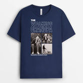 4931AUS2 custom gifts for dog dad the walking dad shirt with pictures 4931A