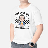 4937AUS2 personalized gifts for kids the cool kid just showed up shirt 4937AKQTK