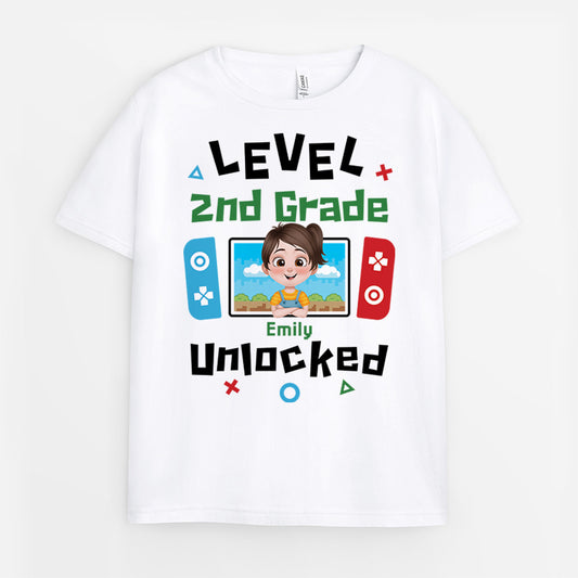 4950AUS1 personalized gifts for kids level unlocked shirt 4950A5Q0K