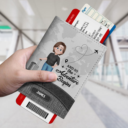 4951OUS2 custom passport cover_ for her and so the adventure begin 4951O66TA