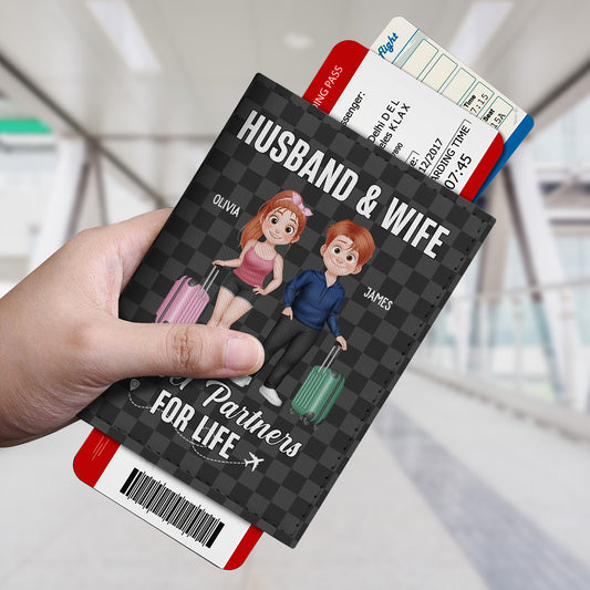 4955OUS2 custom passport covers for husband wife travel gifts for couples_ 4955O6MMA