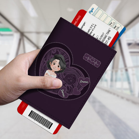 4962OUS2 personalized passport cover travel gifts for mom 4962O