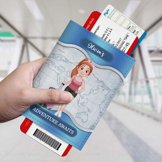 4964OUS2 personalized travel gifts for him adventure awaits_ passport cover 4964OTVAB