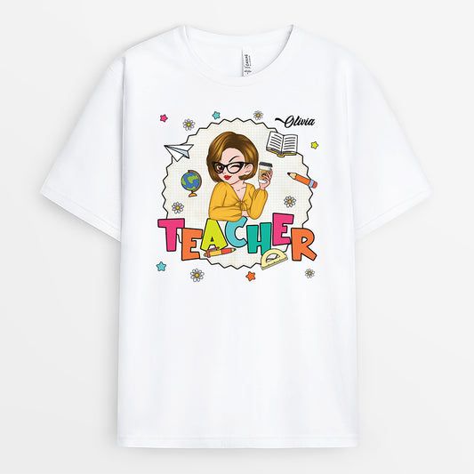 4965AUS1 personalized teacher shirt unique gifts for female teachers 4965A