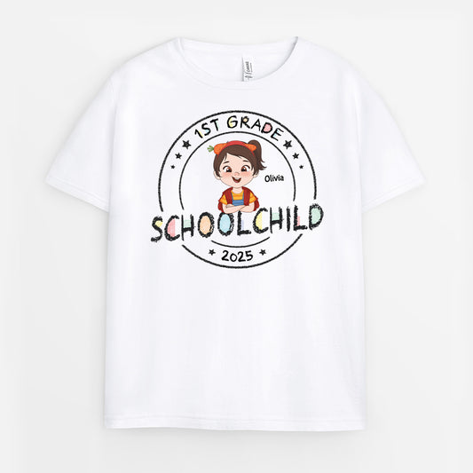 4985AUS1 personalized gifts for children_ back to school shirt 4985ATQ8K