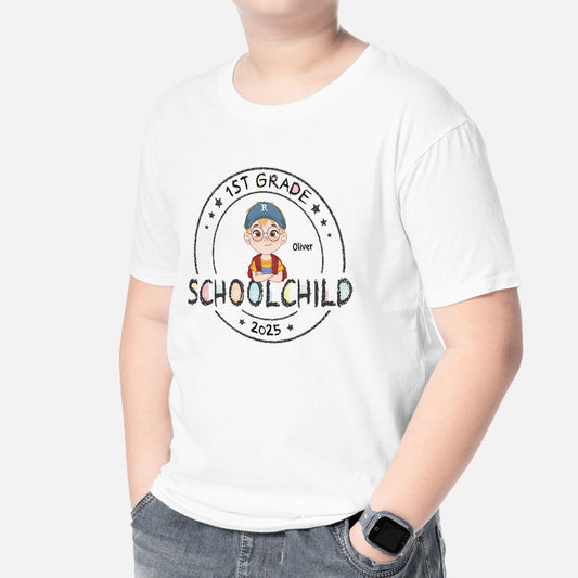 4985AUS2 personalized gifts for children_ back to school shirt 4985ATQ8K