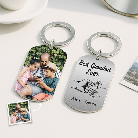 4991JUK2 personalized metal keychains with picture best dad ever gifts 4991J3LNB