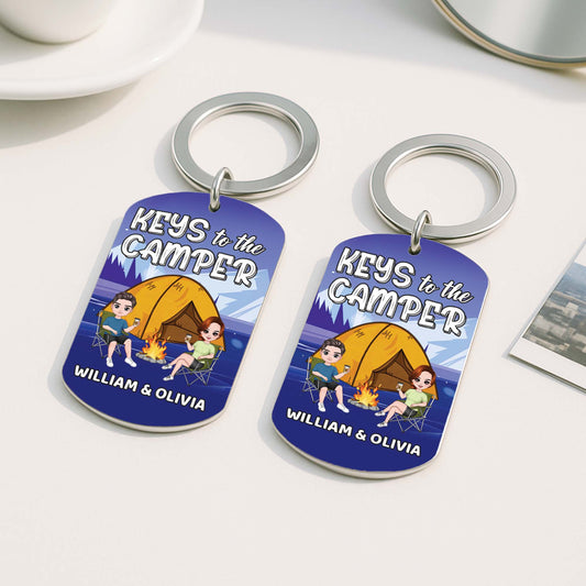 4994JUS2 personalized gifts for campers keys to the camper_ keychain 4994JTQTG