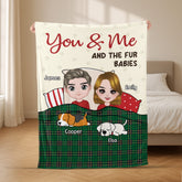 5003BUS2 personalized fleece blankets couple gifts for dog lovers 5003BTGTC