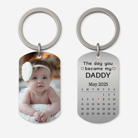 5011JUS1 personalized picture keychain unique calendar gifts for dad 5011JKLTB