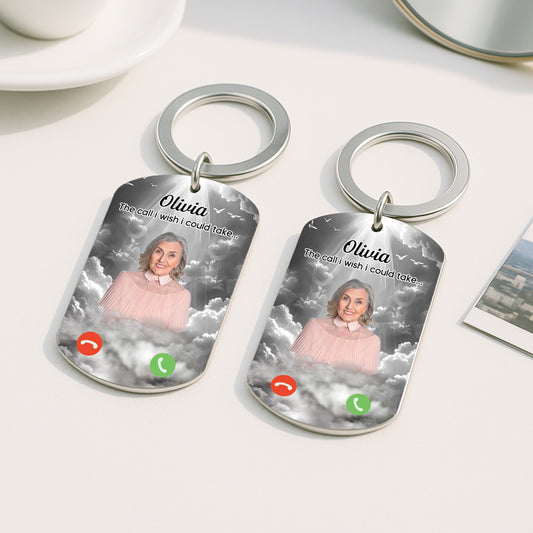 5019JUS2 custom memorial gifts the call i wish i could take keychain_ 5019J66MA