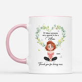 5036MUS2 personalized grandma mug thank you for being ours 5036MTVAA