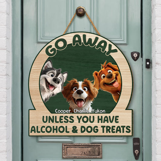 5044QUS2 custom go away wood sign_s funny gifts for dog owners 5044Q8YMC