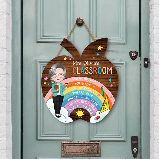 5053QUS2 custom wooded signs for classroom unique gifts for teachers 5053QT6MT_ba0e590d 16c6 48fb 8147 49ddda1d1259