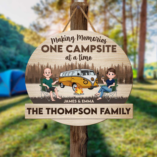 5055QUS2 funny campsite signs personalized_ camping gifts for couples 5055QTGAG