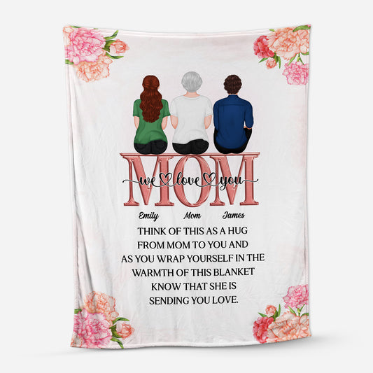 5062BUS1 custom memorial blankets memorial gifts for loss of mother_ 5062B6GMA