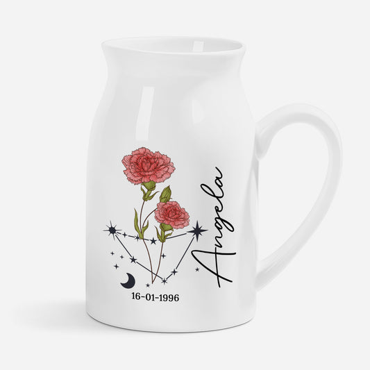 5073OUS1 personalized gifts for her zodiac vase with name 5073O8L7A