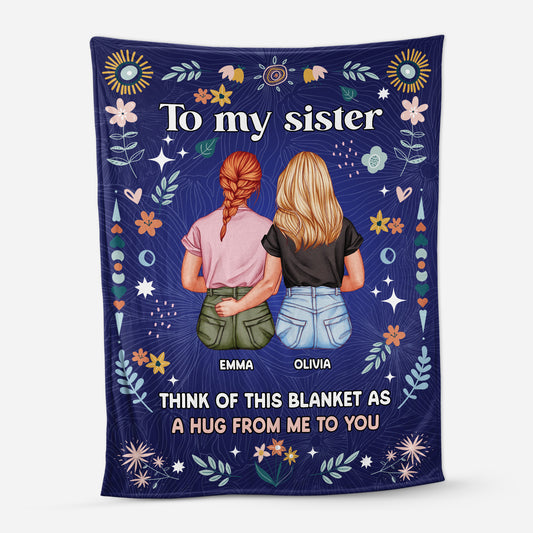 5075BUS1 custom gifts for sisters from sisters_ to my sister blanket_ 5075B8GTA