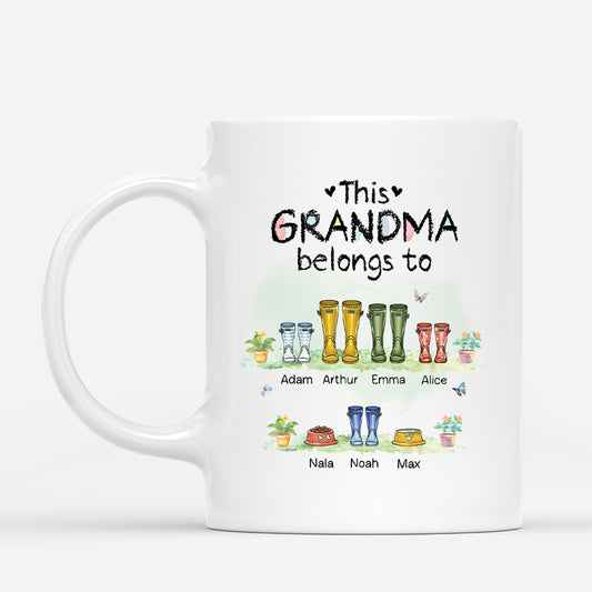 5078MUS1 personalized grandma gifts this grandma belongs to mug 5078M6M5A