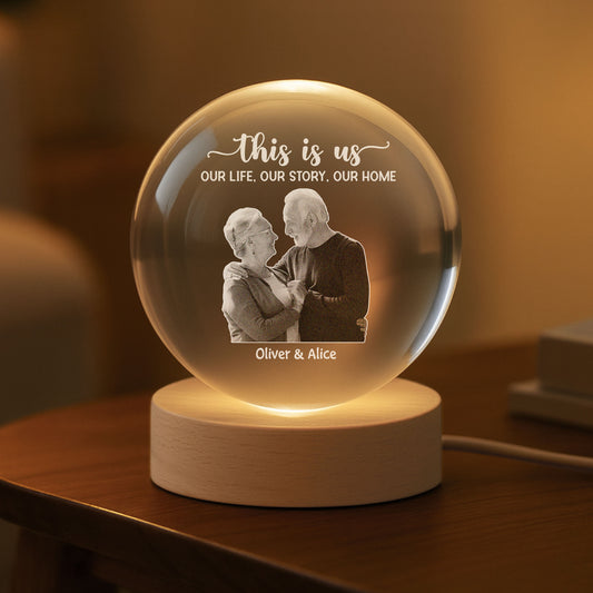 5091LUS2 this is us photo crystal ball lamp personalized gifts for couples 5091L8V5G