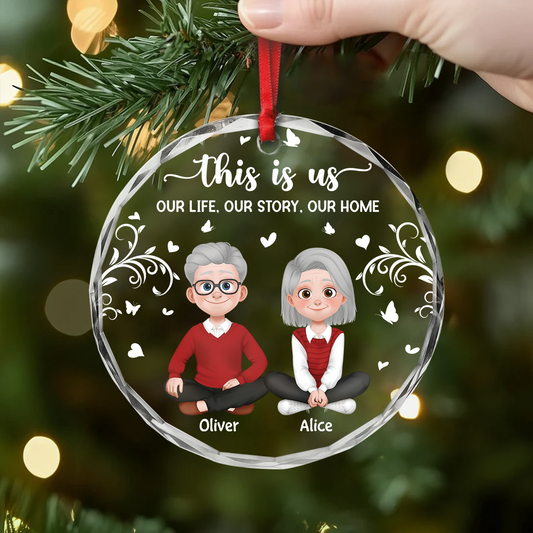 5091OUS2 personalized gifts for couples this is us glass ornaments 5091O8ZNG