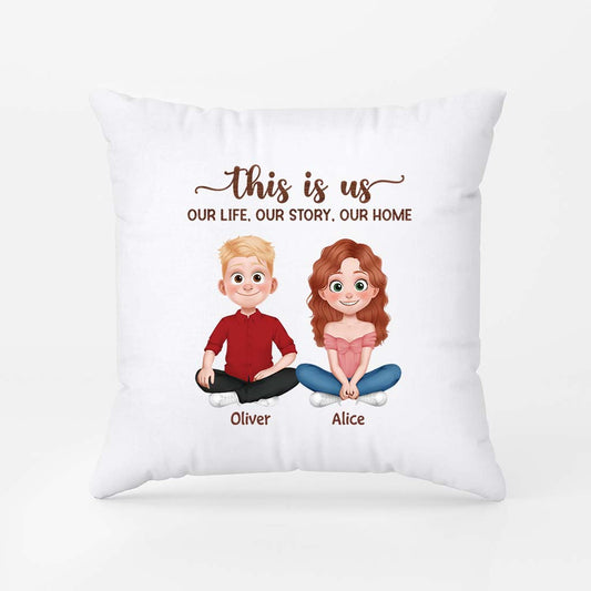 5091PUS1 this is us pillow personalized gifts for couples 5091P8LNG