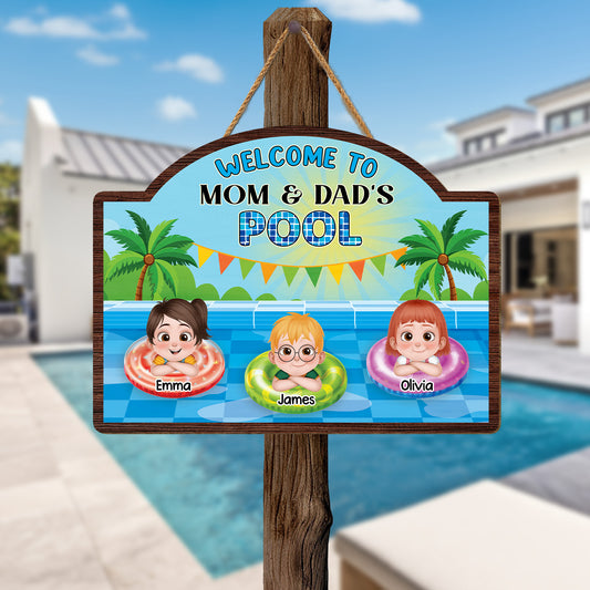 5102QUS2 personalized gifts for grandparents fun pool wood signs 5102Q8MTI