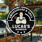 5103QUS2 personalized grilling gifts_ for him wooden barbecue signs_ 5103Q