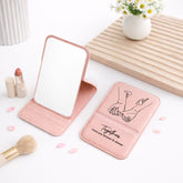5150AUK2 personalised together compact mirror for couples 5150ajtlng
