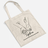 5150BUS2 from our first kiss to our last breath_ tote bag custom couple gifts 5150btfng
