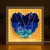5150OUS1 personalized flower shadow box romantic gifts for couples 5150otvng_2