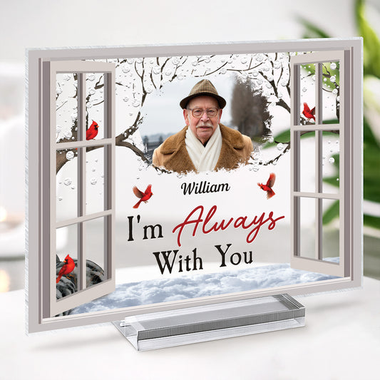 5153RUS2 personalized memorial gifts with photo acrylic plaque with stand 5153RTMTA