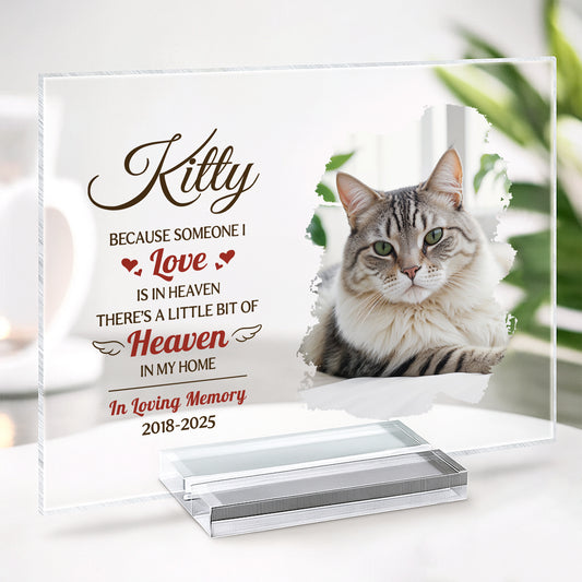 5154RUS2 custom photo acrylic plaque_ in loving memory gifts_ for dogs 5154RTTNC