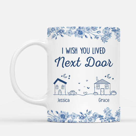 5191MUS1 personalized gift for friend i wish you lived next door mug 5191M3YAF