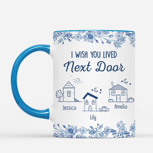 5191MUS2 personalized gift for friend i wish you lived next door mug 5191M3YAF
