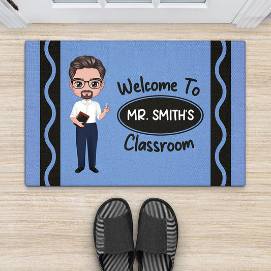 5192DUS2 personalized welcome doormat unique gift for female teacher 5192D3QTT