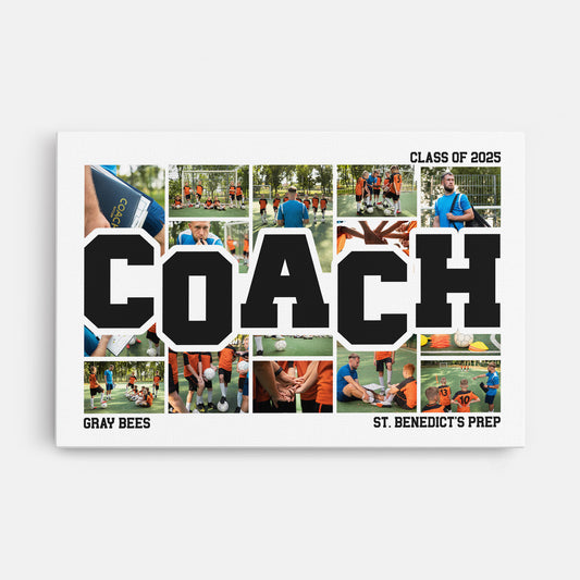 5200CUS1 personalized coach gifts photo collage canvas print_s 5200CKUMB