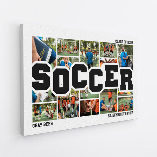 5200CUS2 personalized coach gifts photo collage canvas print_s 5200CKUMB