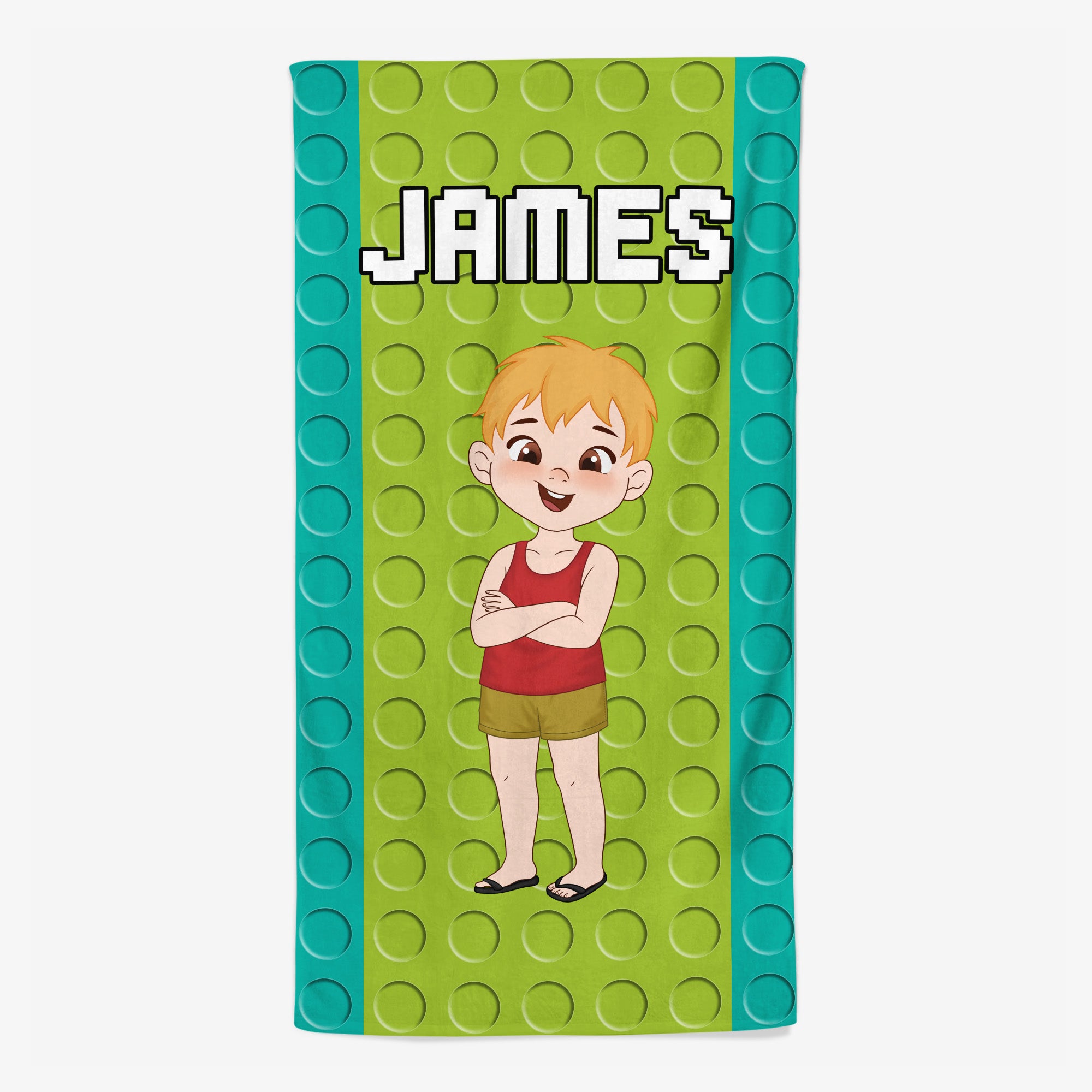 5226BUS1 personalized beach towels for kids fun summer gifts 5226B