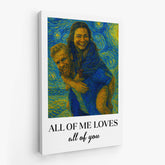 5235CUS2 personalized couple gifts van gogh photo canvas art prints 5235C3M5G