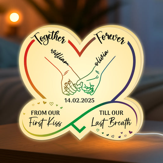 5242LUS2 personalized gifts for couples together forever light box 5242L6TMA