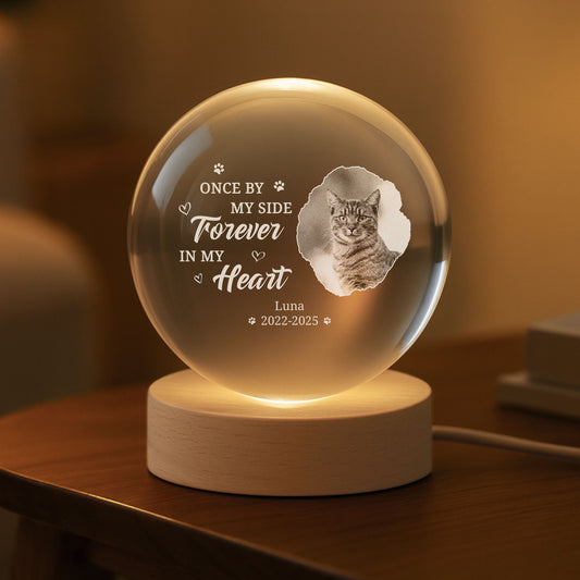 5251LUS2 photo crystal ball lamp personalized pet memorial gifts for dog cat 5251L8V5C
