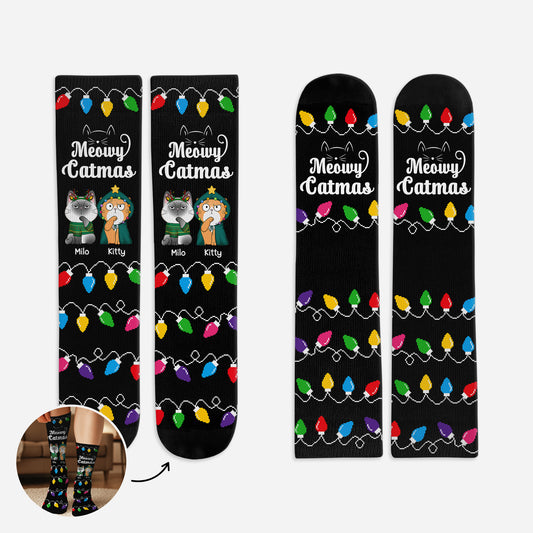 5293JUS1 personalized christmas gifts for cat lovers meowy catmas socks 5293JKMZD_f2e22a46 6d22 4562 92e8 1ca1cba3dd89