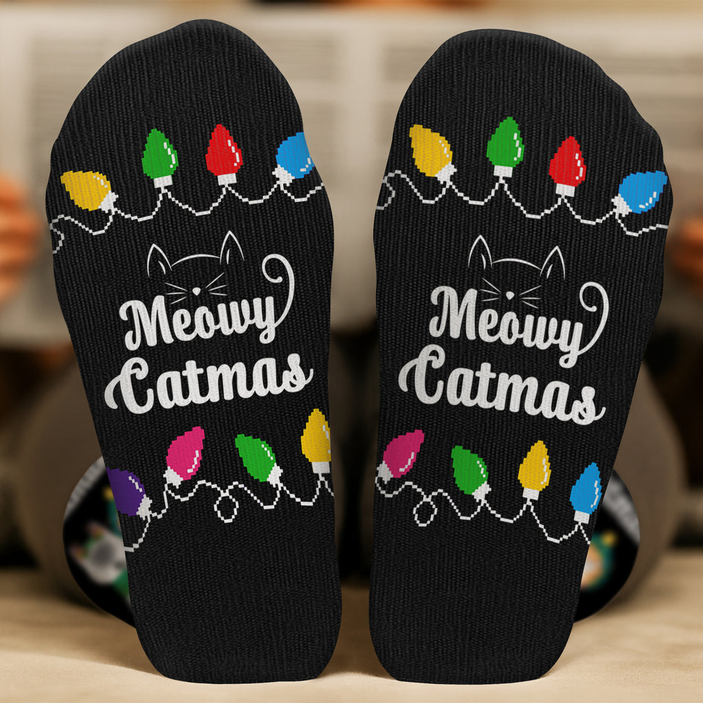 5293JUS2 personalized christmas gifts for cat lovers meowy catmas socks 5293JKMZD_1b587bdf e56e 47bf 9da7 641858220ab2