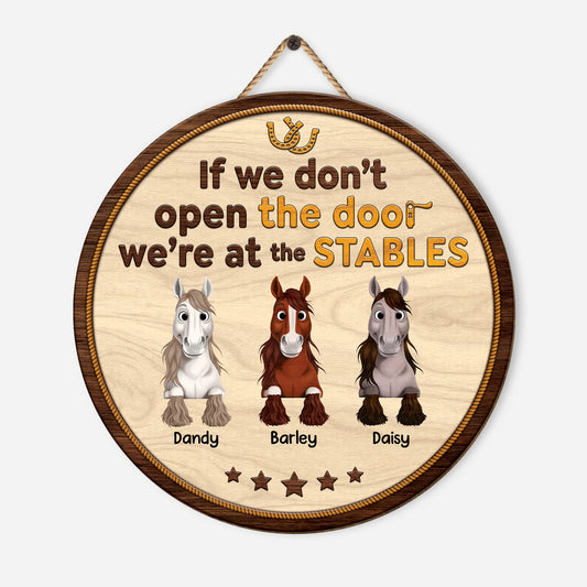 5295QUS1 custom horse stable signs_ wooden gifts for horse lovers 5295Q8QMU